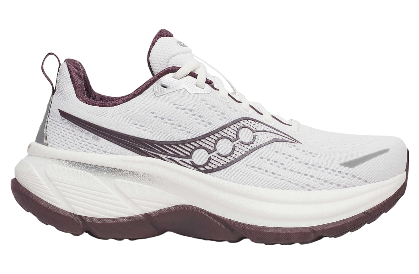 Saucony Hurricane 25 White / Wine