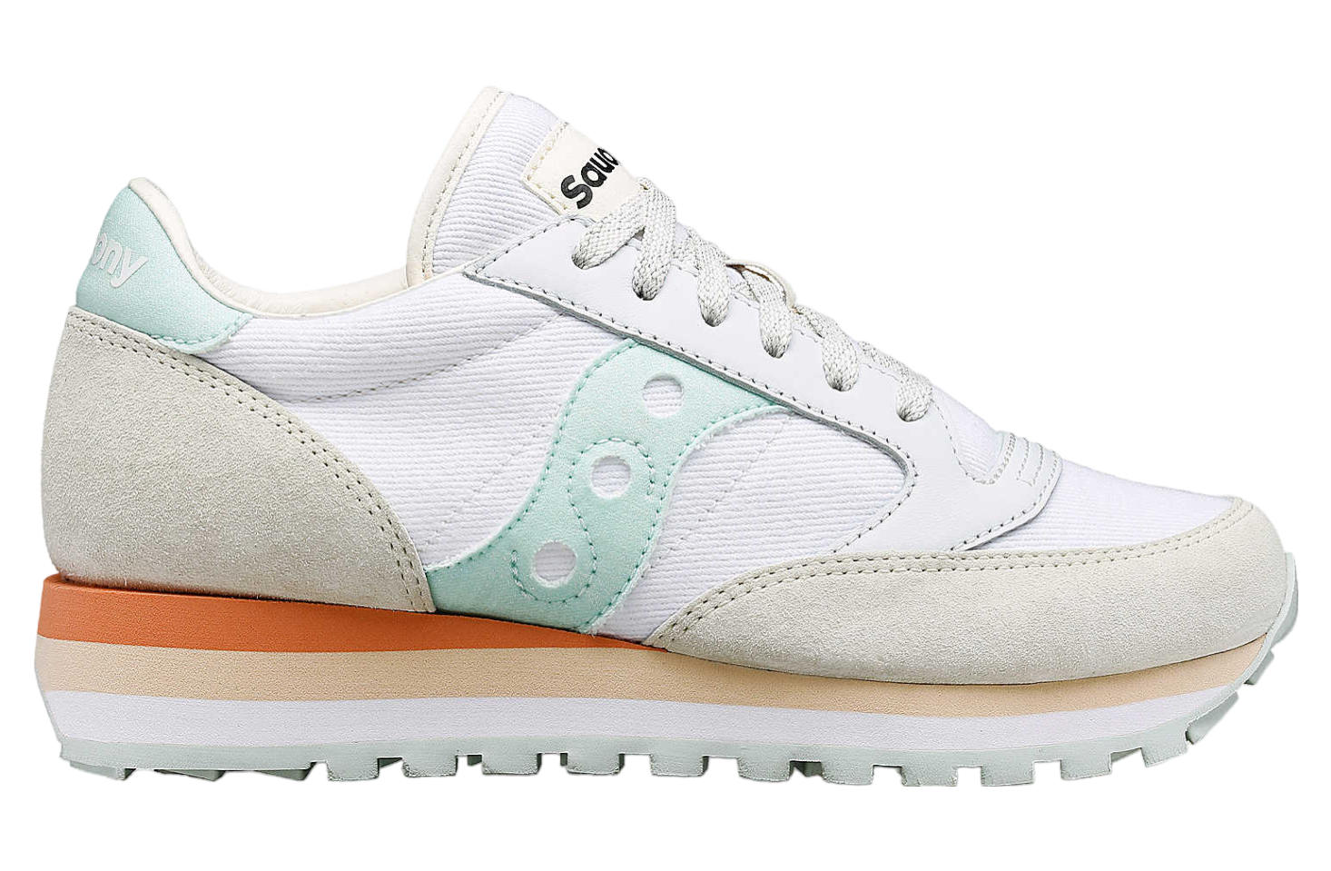 Saucony Jazz Triple Glitter WMNS White / Light Blue