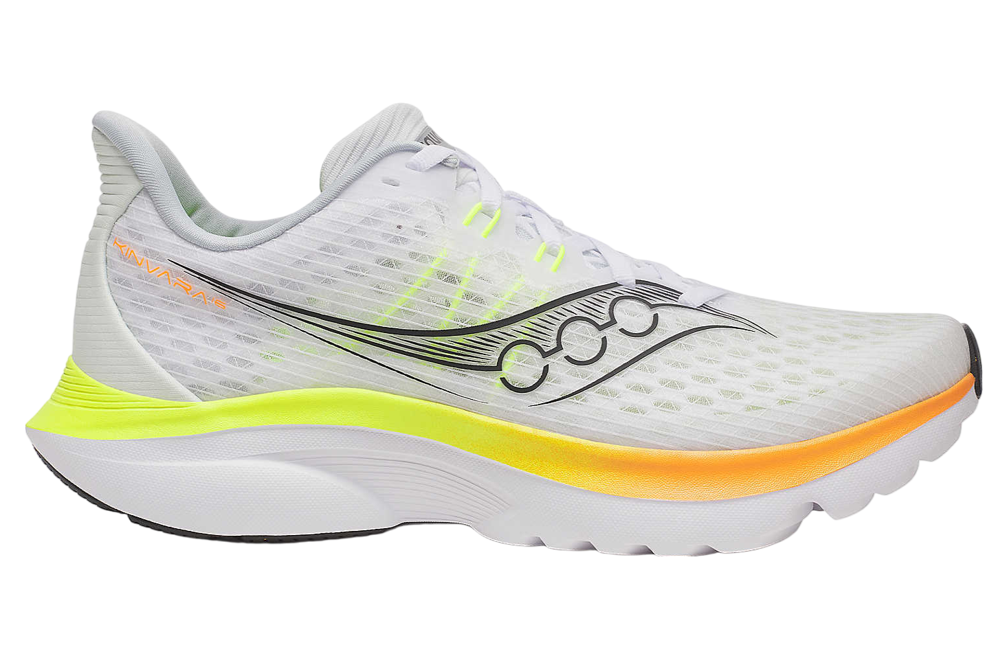Saucony Kinvara 16 White / Citron