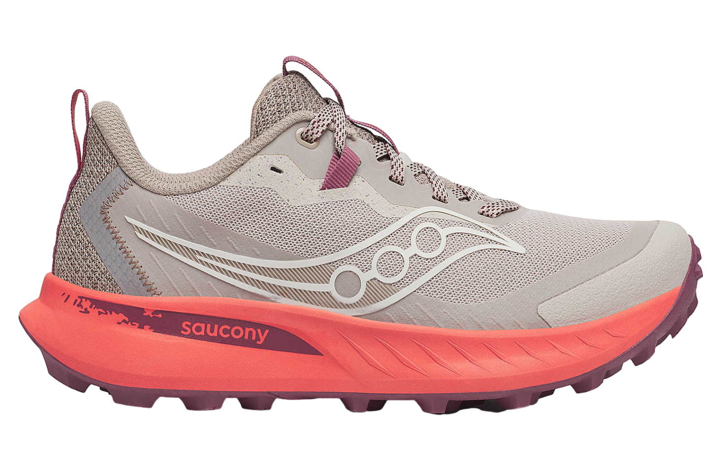 Saucony Peregrine 15 WMNS Oat / Salmon