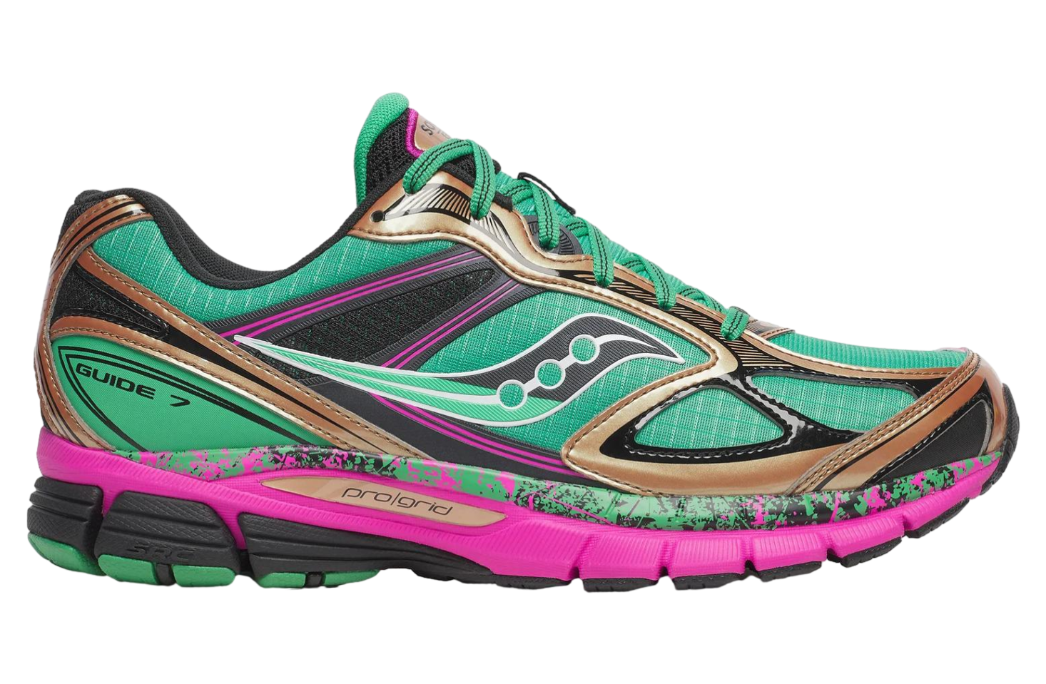 Saucony Progrid Guide 7 Hi Octane Green / Bronze