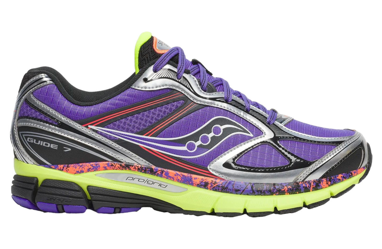 Saucony Progrid Guide 7 Hi Octane Purple / Citron