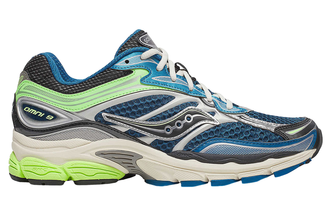Saucony Progrid Omni 9 Blue / Lime