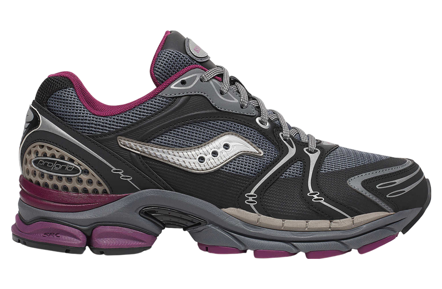 Saucony Progrid Triumph 4 Winter Tech Dark Grey / Plum