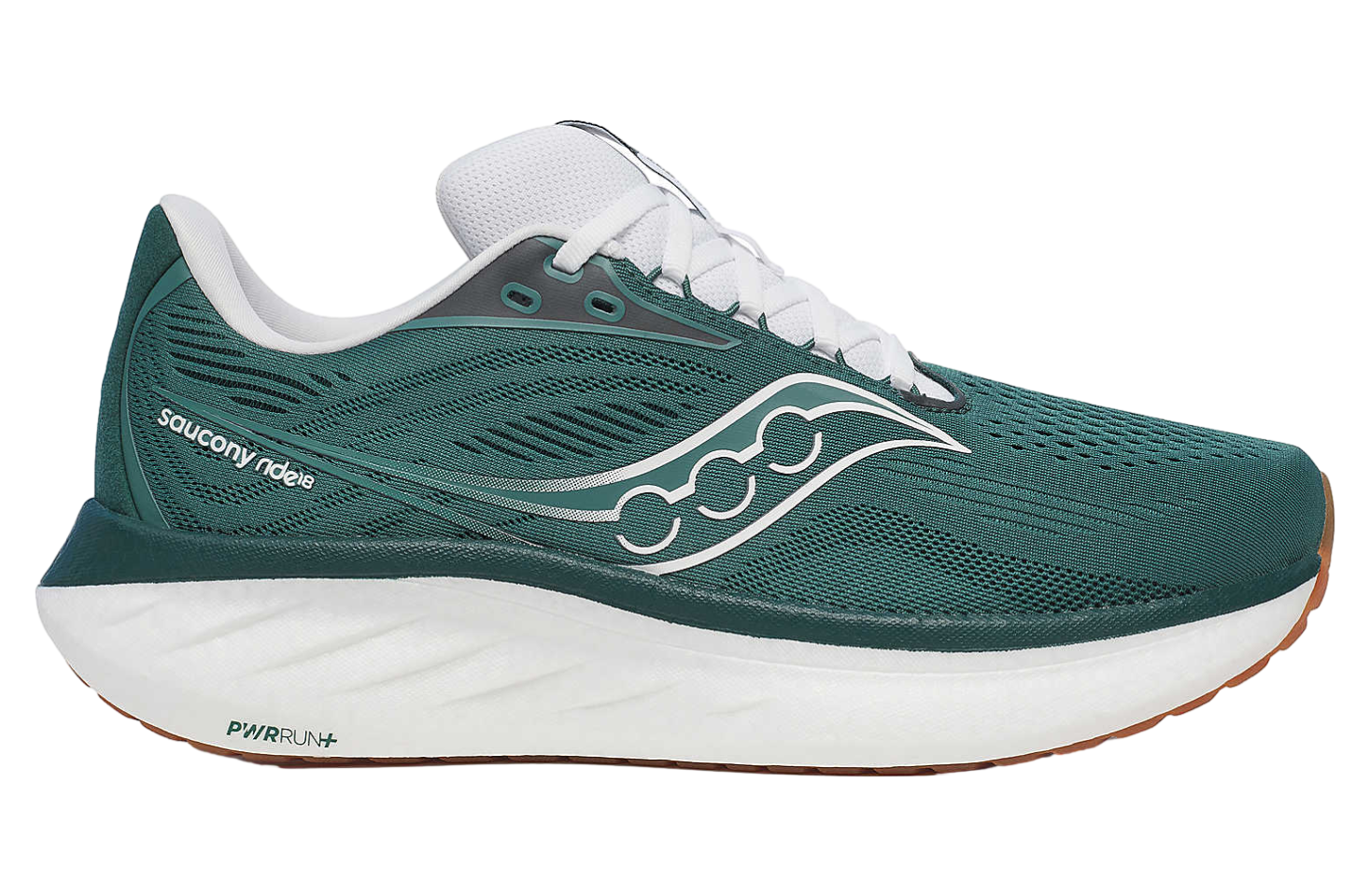 Saucony Ride 18 Pine / White