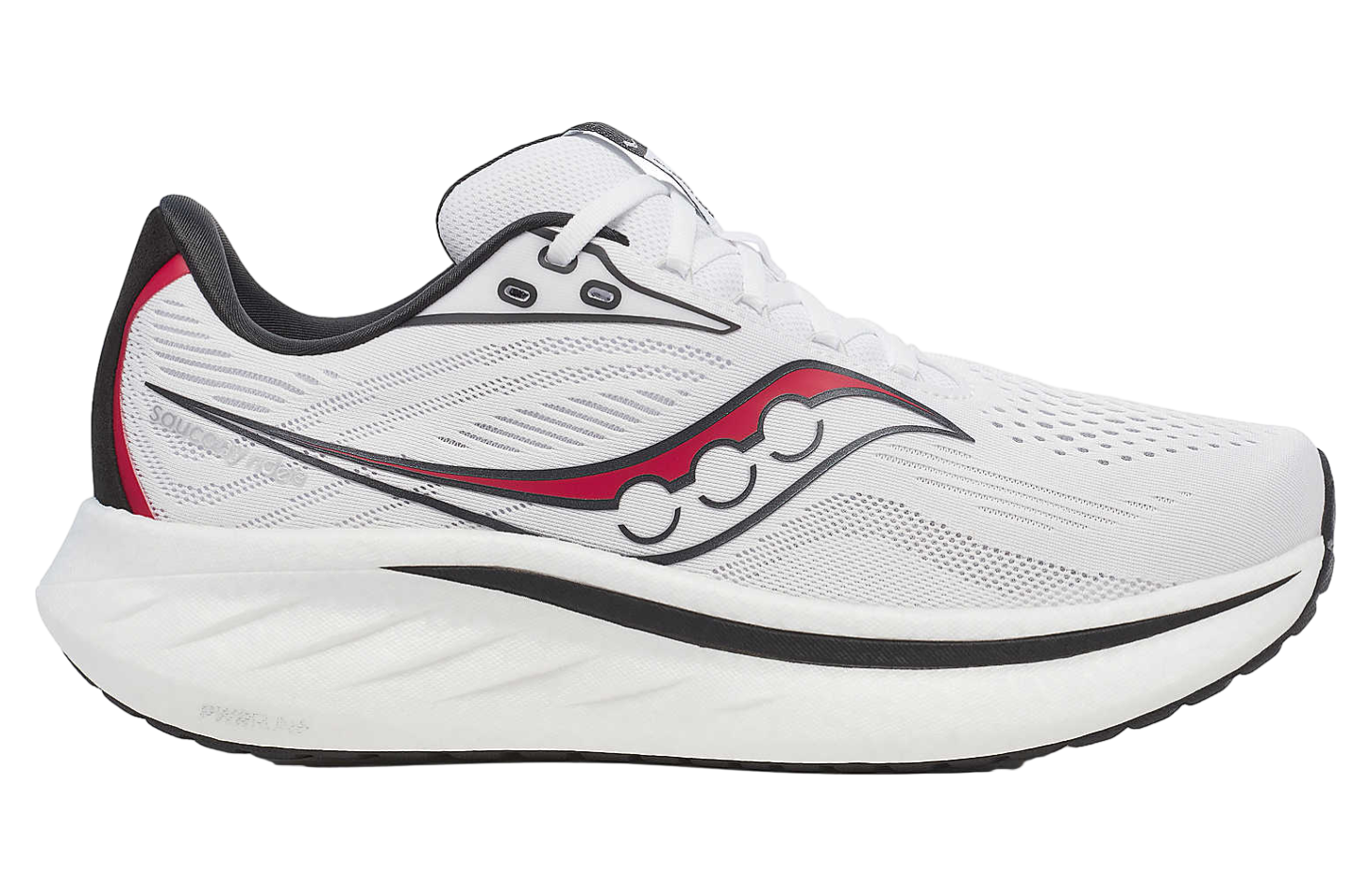 Saucony Ride 18 White / Black