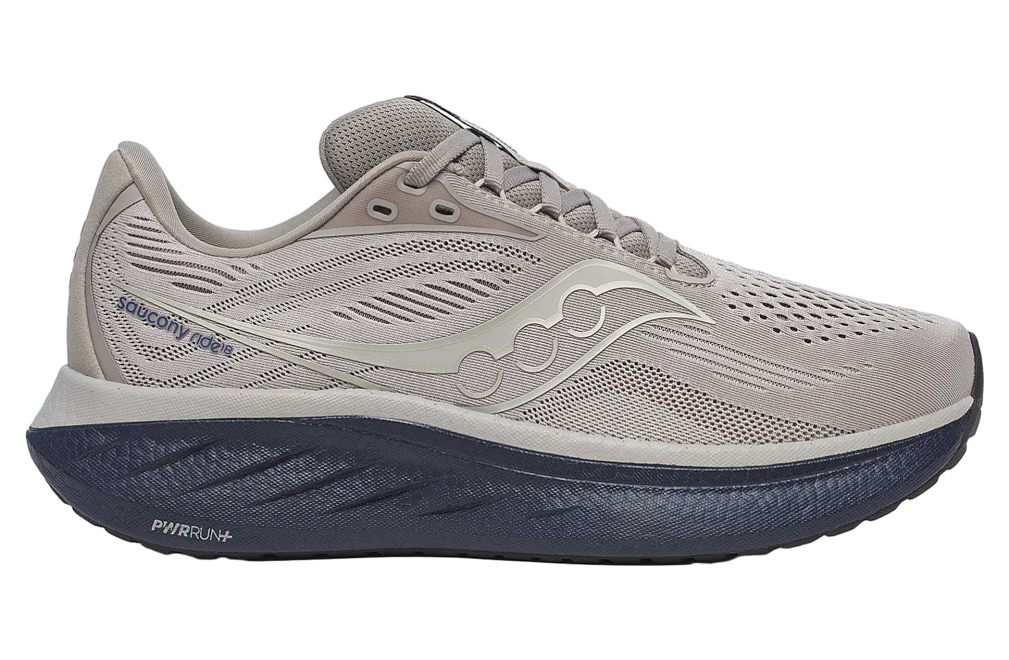 Saucony Ride 18 Wide Dove / Navy