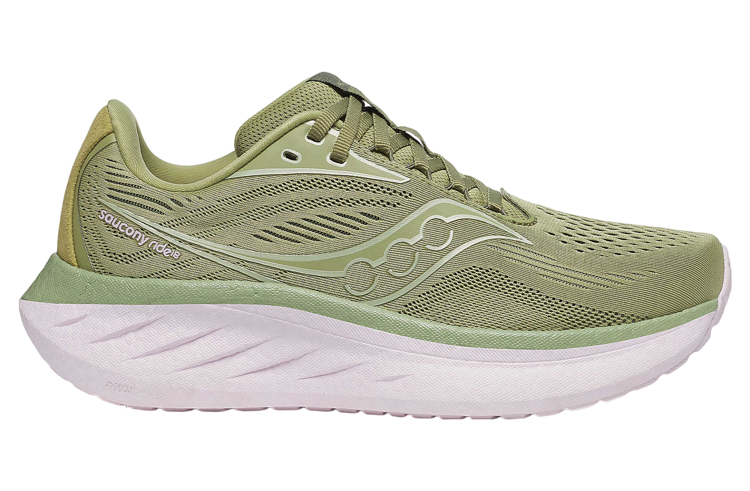 Saucony Ride 18 Wmns Hemlock / Bloom