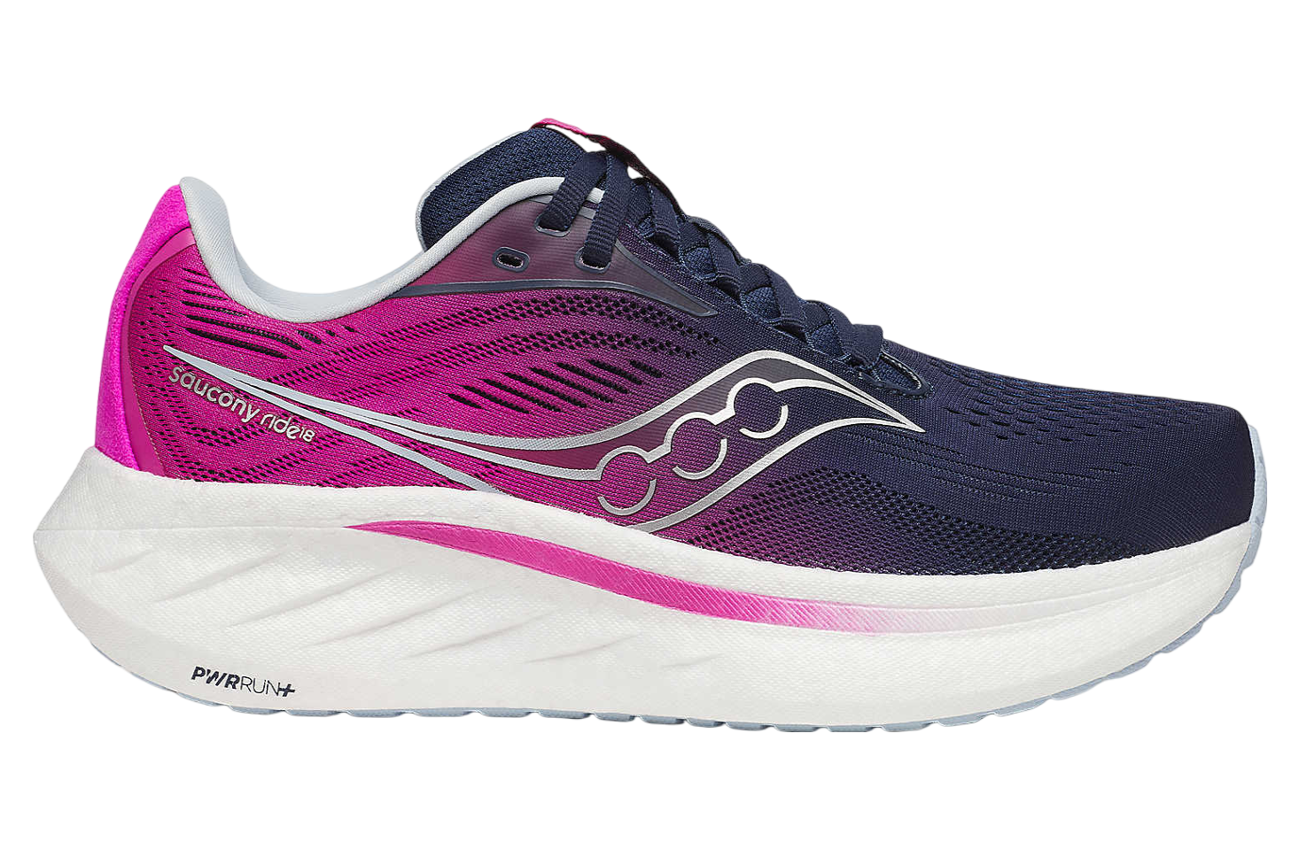 Saucony Ride 18 Wmns Navy / Fuchsia