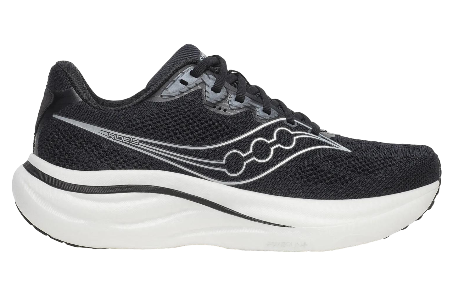 Saucony Ride 19 Black / Silver