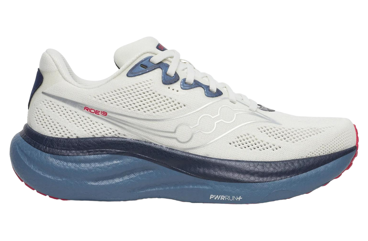 Saucony Ride 19 Ivory / Storm