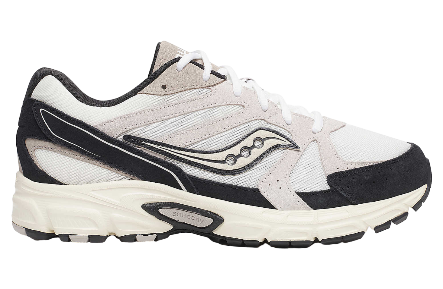 Saucony Ride Millennium Suede White / Black