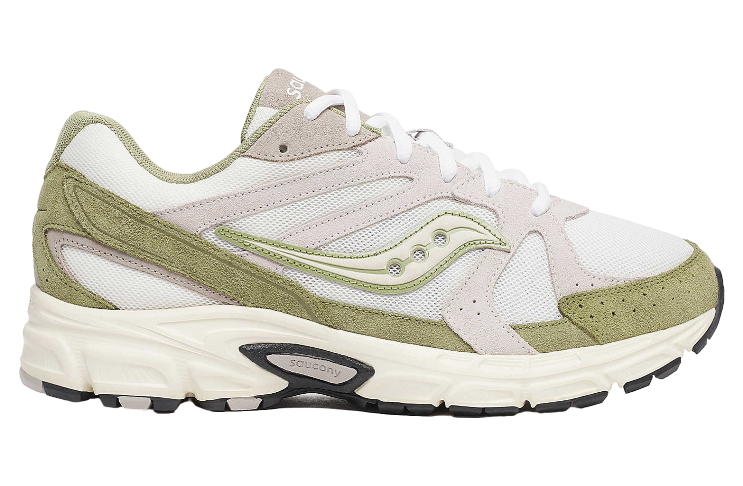 Saucony Ride Millennium Suede White / Green