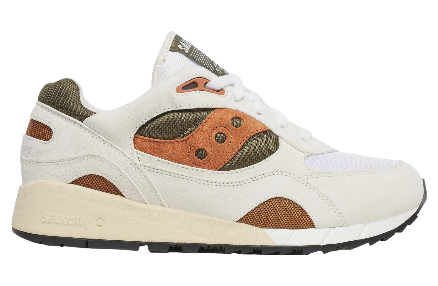 Saucony Shadow 6000 White / Rust / Orange