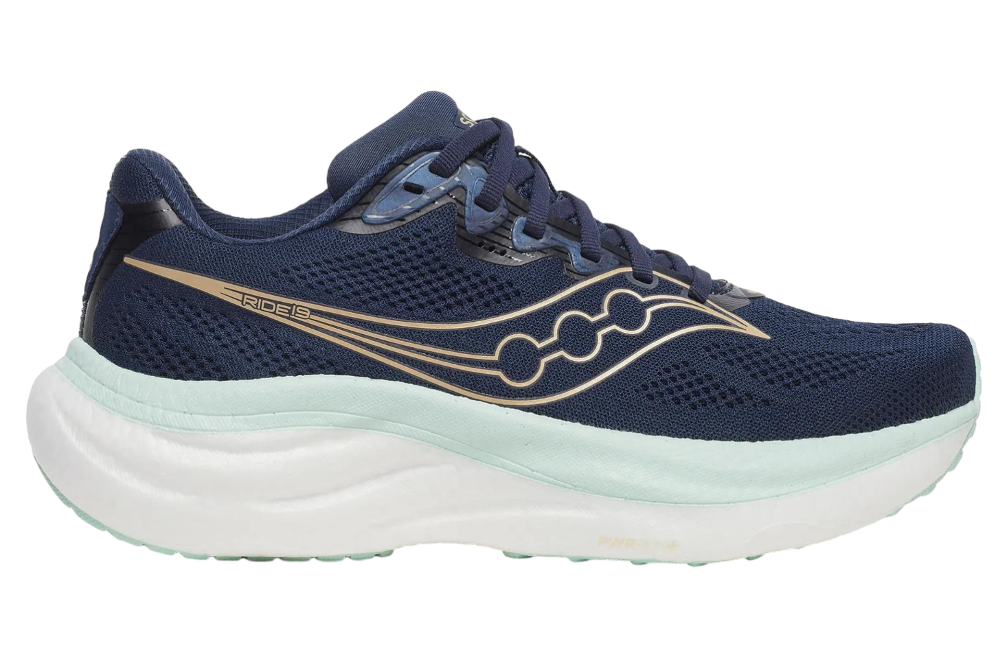 Saucony Wmns Ride 19 Wide WMNS Navy / Aqua