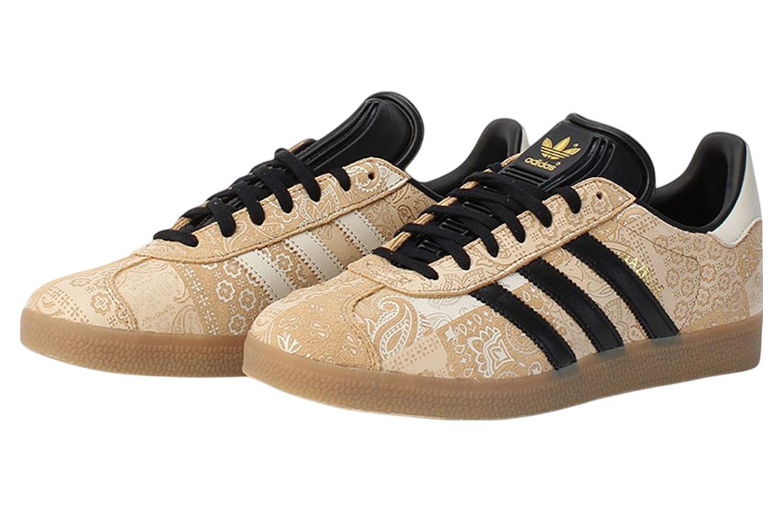 Shiekh x adidas Gazelle West Coast Tan Black