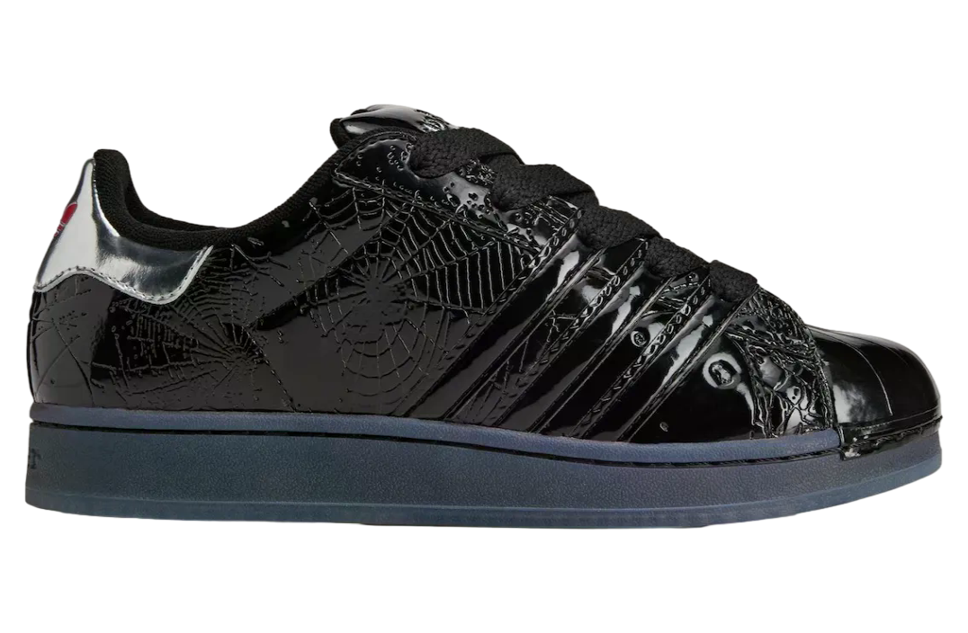 Sp5der x Adidas Superstar Core Black / Silver Metallic