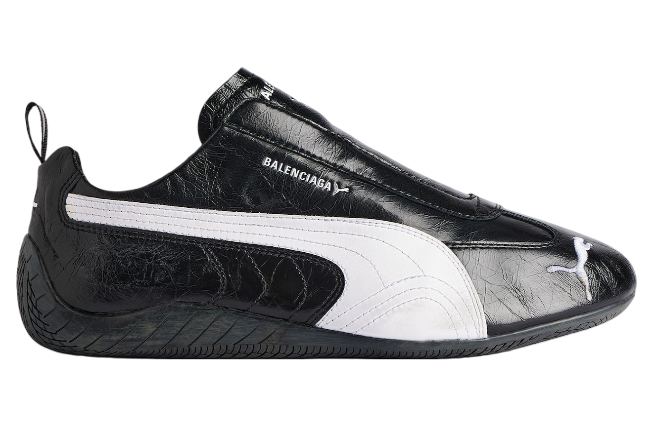 Speedcat Leather Balenciaga Black / White - Jun 2025