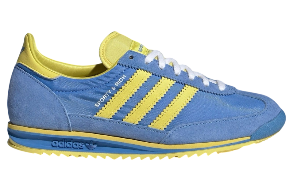 Sporty & Rich X Adidas Sl 72 Sweden Pack Blue / Yellow