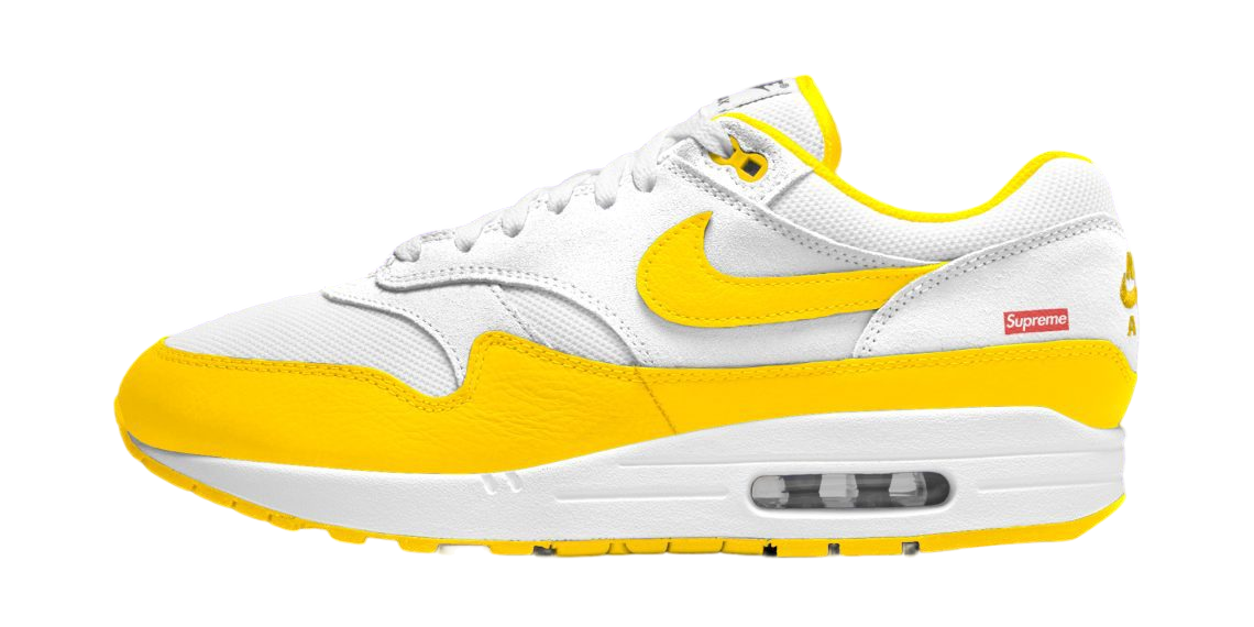 Supreme X Nike Air Max 1 87 Speed Yellow