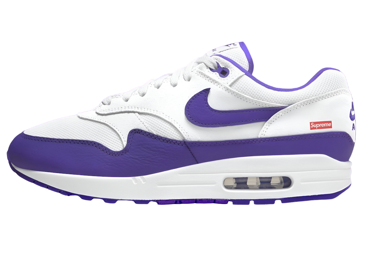 Supreme X Nike Air Max 1 87 Varsity Purple