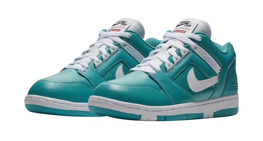 Supreme x Nike SB Air Force 2 New Emerald