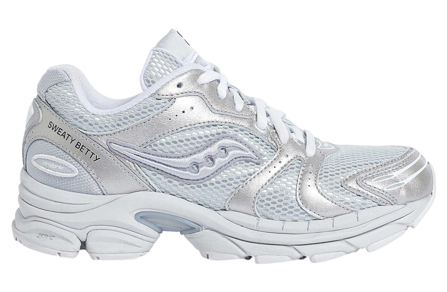 Sweaty Betty X Saucony Progrid Triumph 4 Silver / White