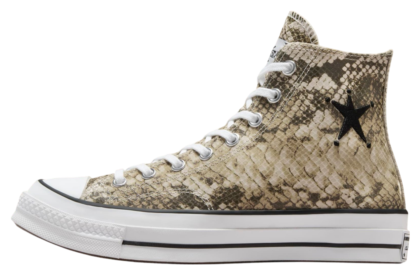 The Stussy x Converse Chuck 70 Snakeskin