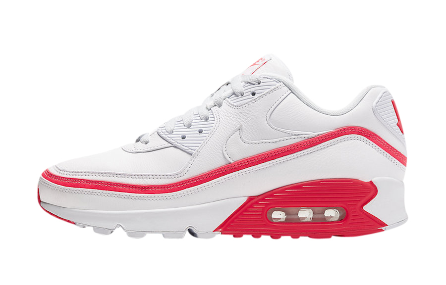 Undefeated x Nike Air Max 90 White Solar Red