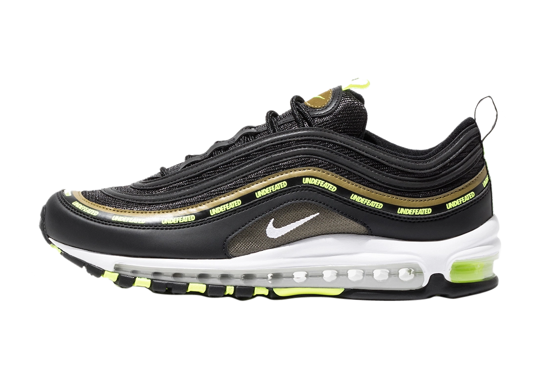 Undefeated x Nike Air Max 97 Black Volt DC4830-001