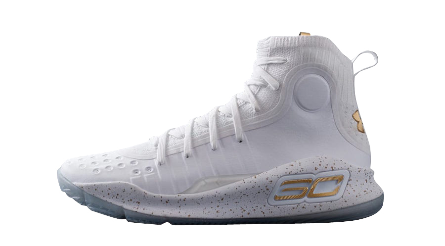 curry 4 black white gold