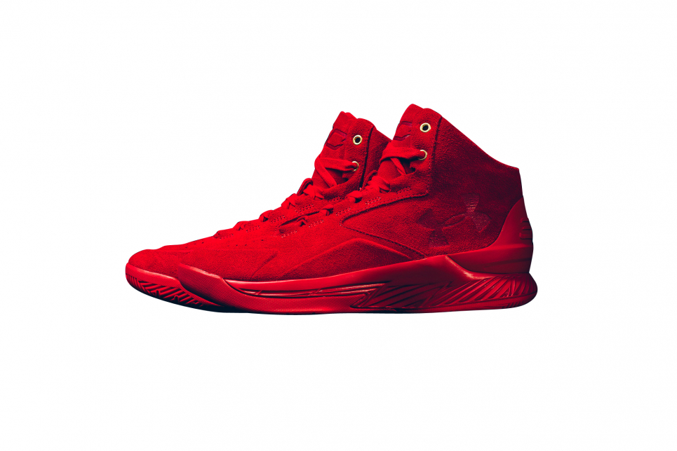 Under Armour Curry Lux - Red Suede 1298701600