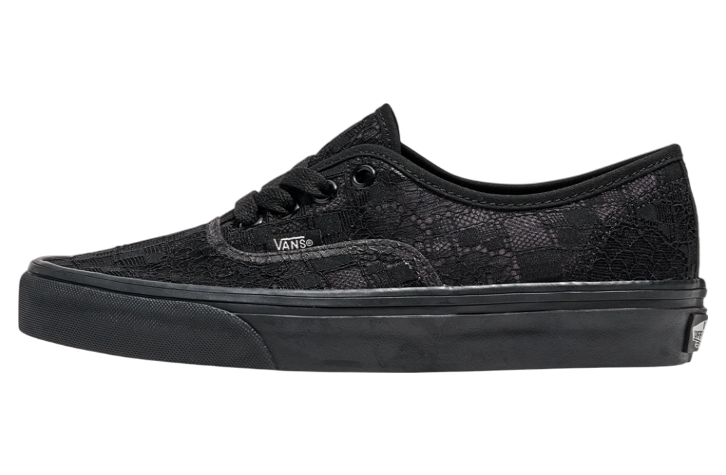 Vans Authentic Black Waffle Outsole