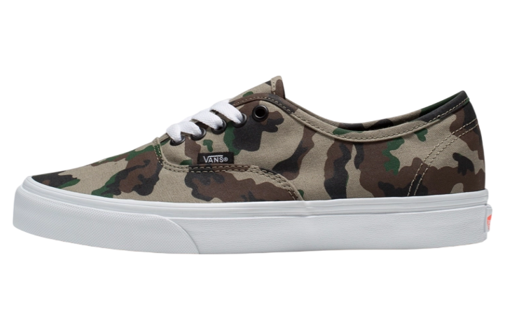 Vans Authentic Camo Olive / White