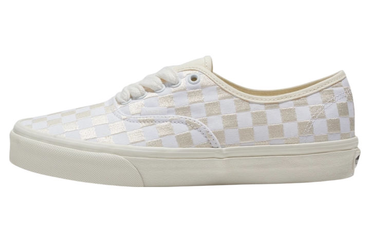 Vans Authentic Checkerboard Embroidered Checker White