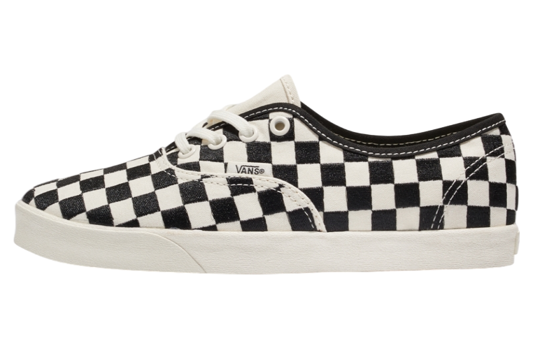 Vans Authentic Lowpro Embroidered Check Black / Marshmallow