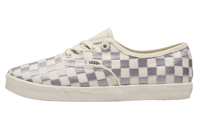 Vans Authentic Lowpro Embroidered Check Lunar Rock