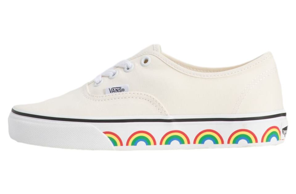 Vans Authentic Marshmallow White Rainbows