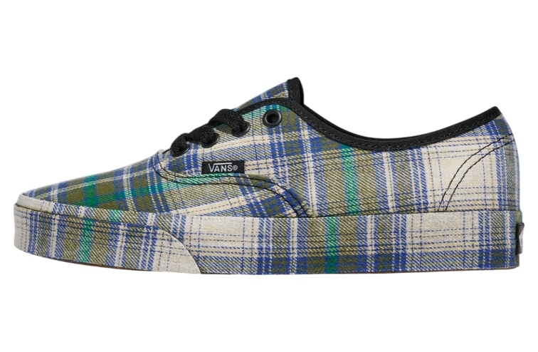 Vans Authentic Rave Plaid Green