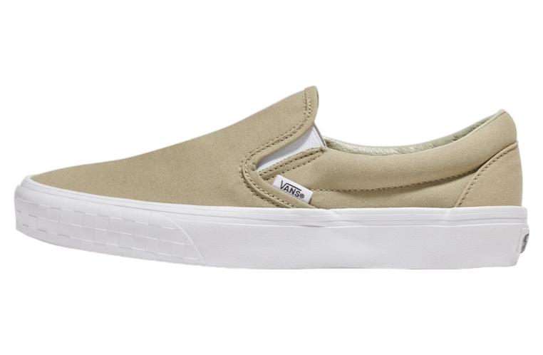 Vans Classic Slip-on Check Bumper Khaki