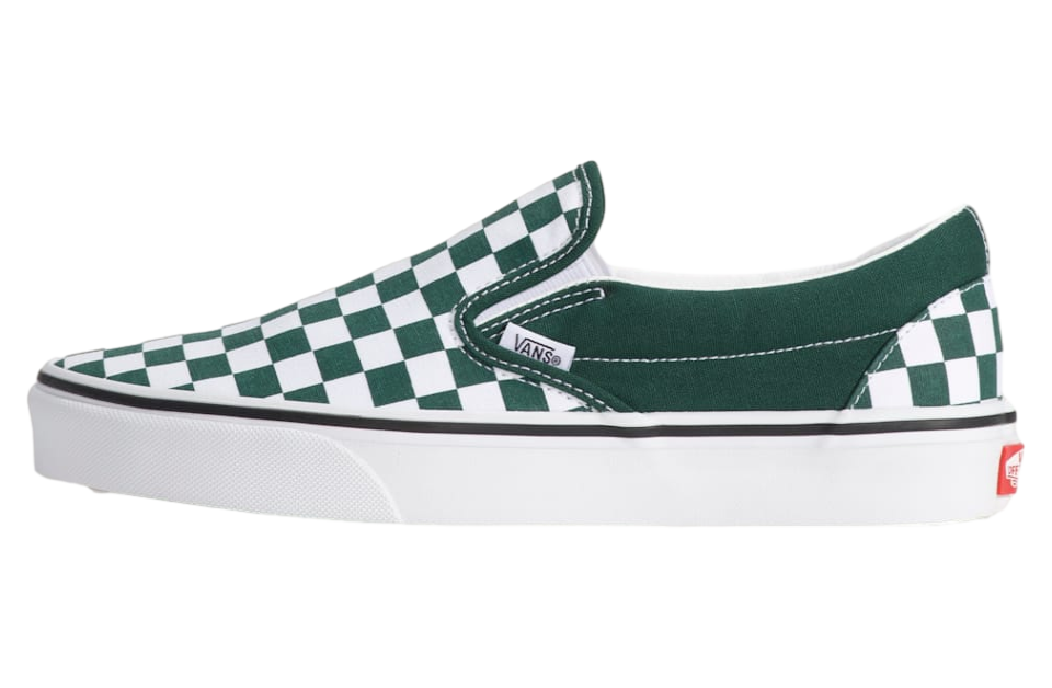 Vans Classic Slip On Checkerboard Emerald Green