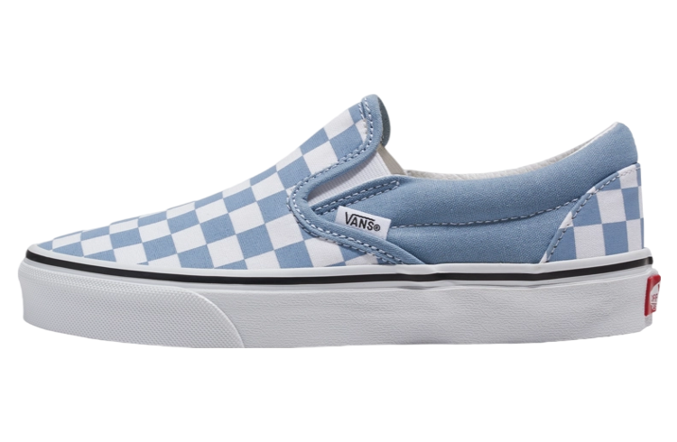 Vans Classic Slip-On Checkerboard WMNS Dusty Blue / Gum