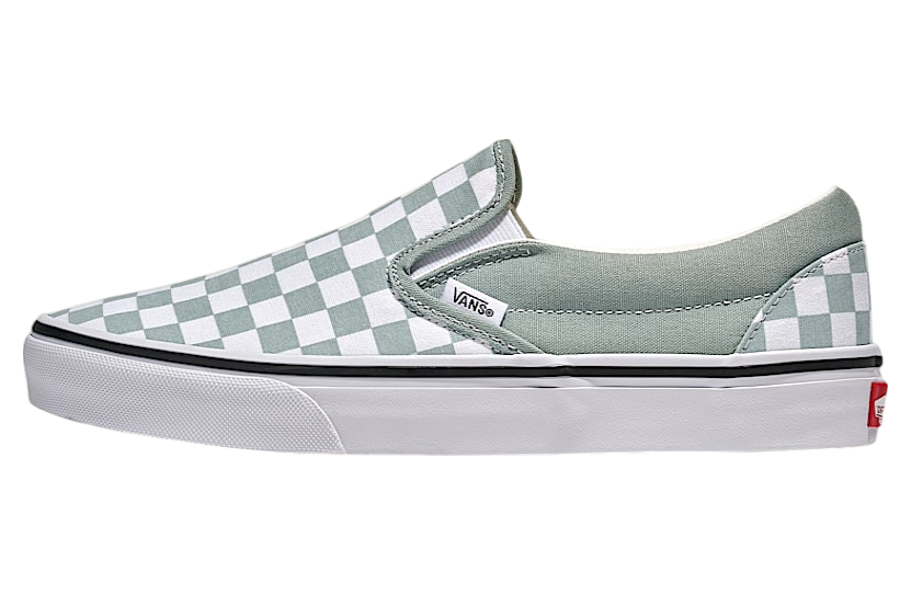 Vans Classic Slip-On Checkerboard WMNS Pure Grey / White