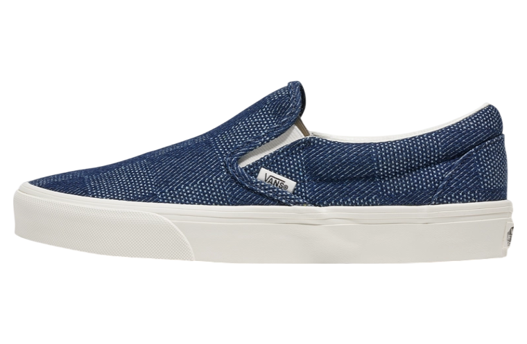 Vans Classic Slip-On Denim Check Navy