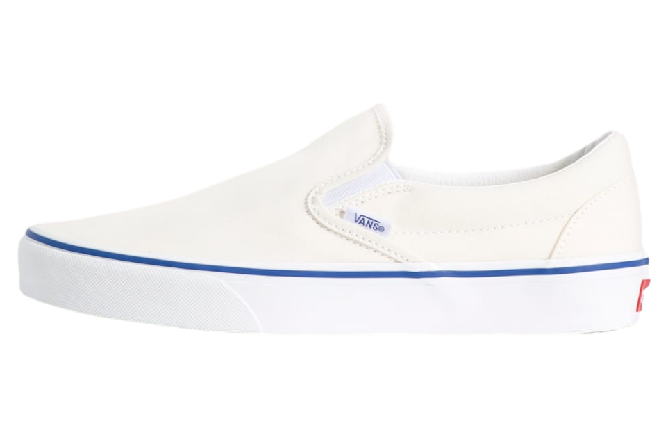 Vans Classic Slip-On Marshmallow White / Blue