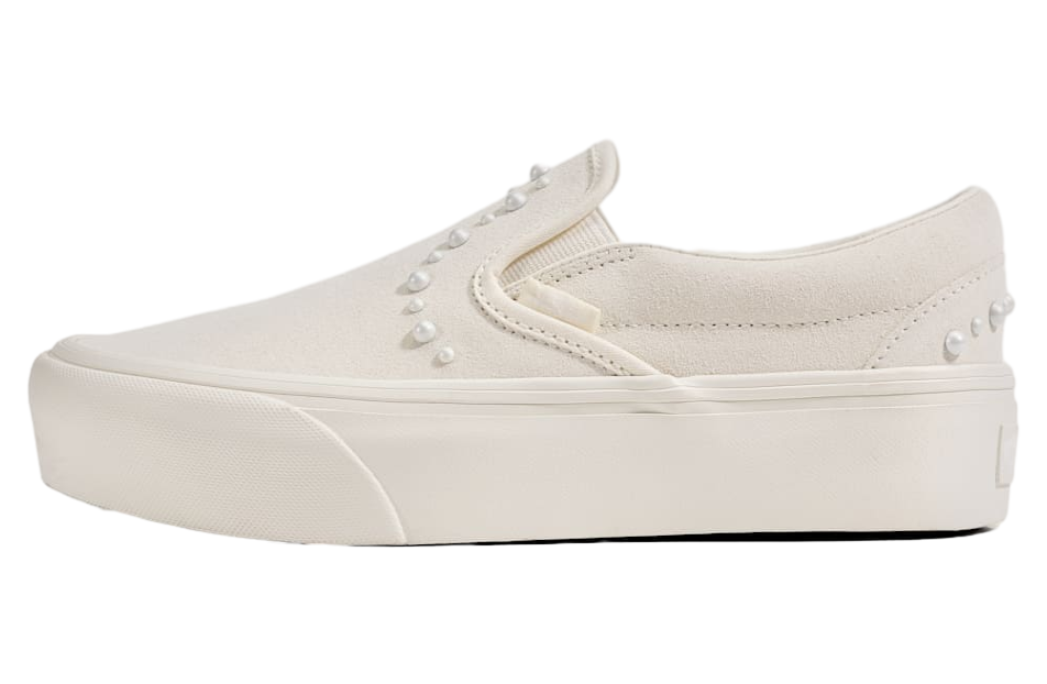 Vans Classic Slip-On Platform Marshmallow White / Gum