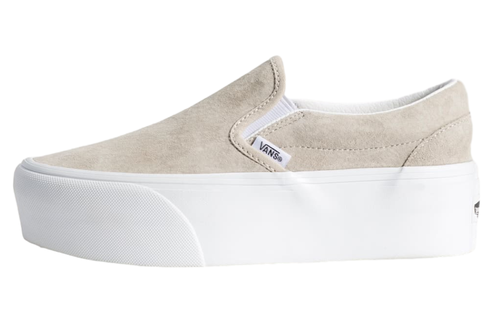 Vans Classic Slip-On Platform Oatmeal Beige
