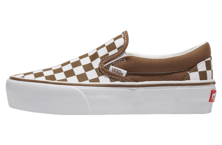 Vans Classic Slip-On Platform WMNS Checkerboard Sepia / Gum