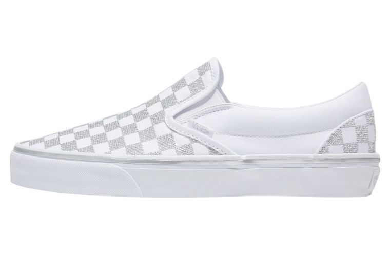 Vans Classic Slip On WMNS Metallic True White Oct 2024 VN000CT5W00 KicksOnFire