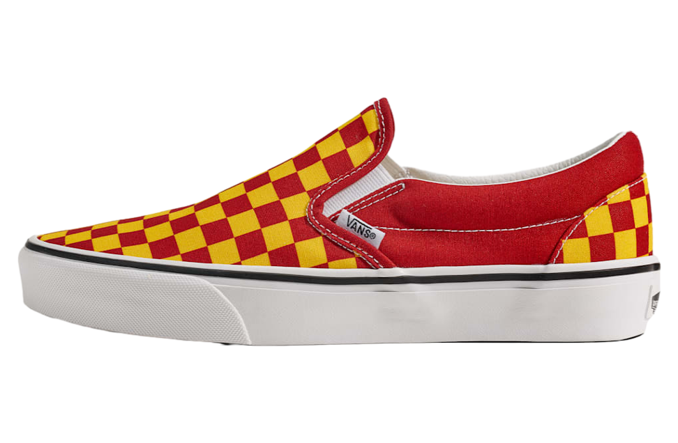 Vans Game Day Classic Slip-On Checkerboard Checkerboard Yellow / Red
